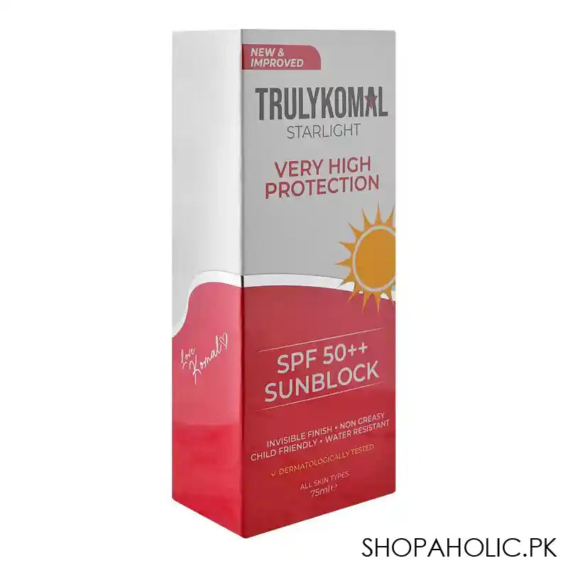 Truly Komal SPF 50++ Sun Block, 75ml - Main Image