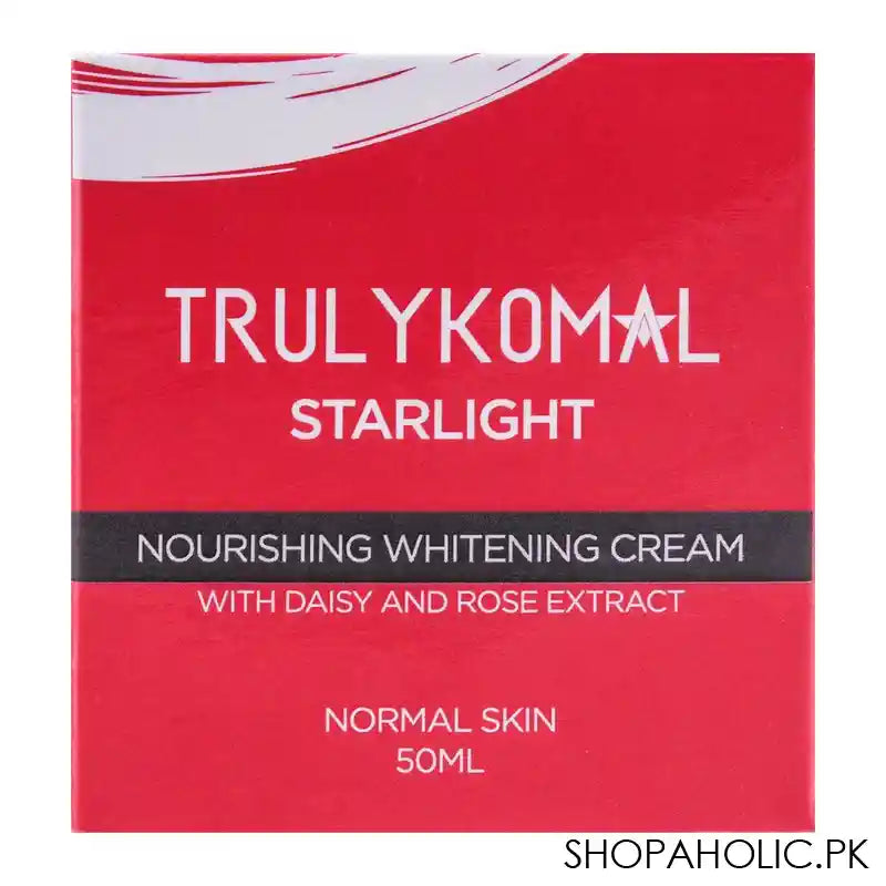 Truly Komal Starlight Nourishing Whitening Cream, 50ml - Image 2