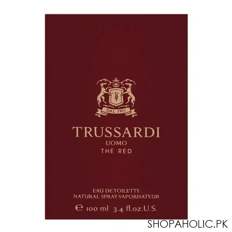 trussardi uomo the red eau de toilette 100ml image2