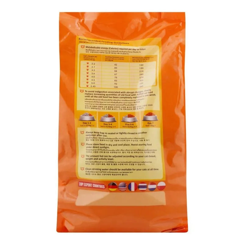 tuarna alpha cat food chicken & fish (kitten) 1300g image2