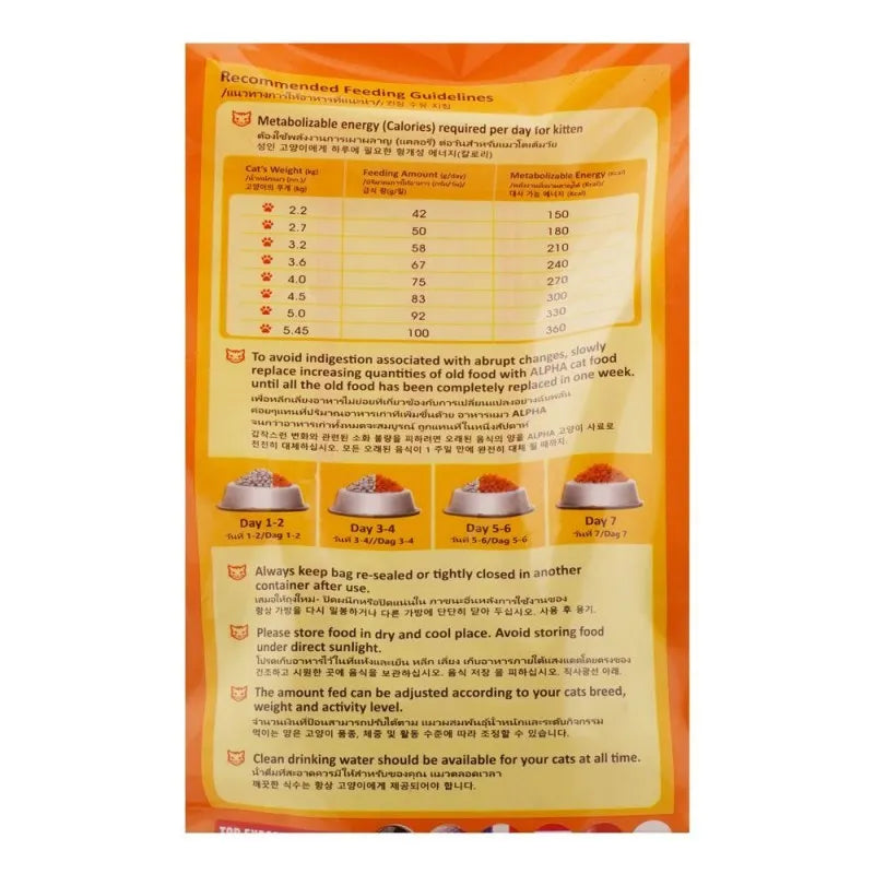 tuarna alpha cat food chicken & fish (kitten) 1300g image3