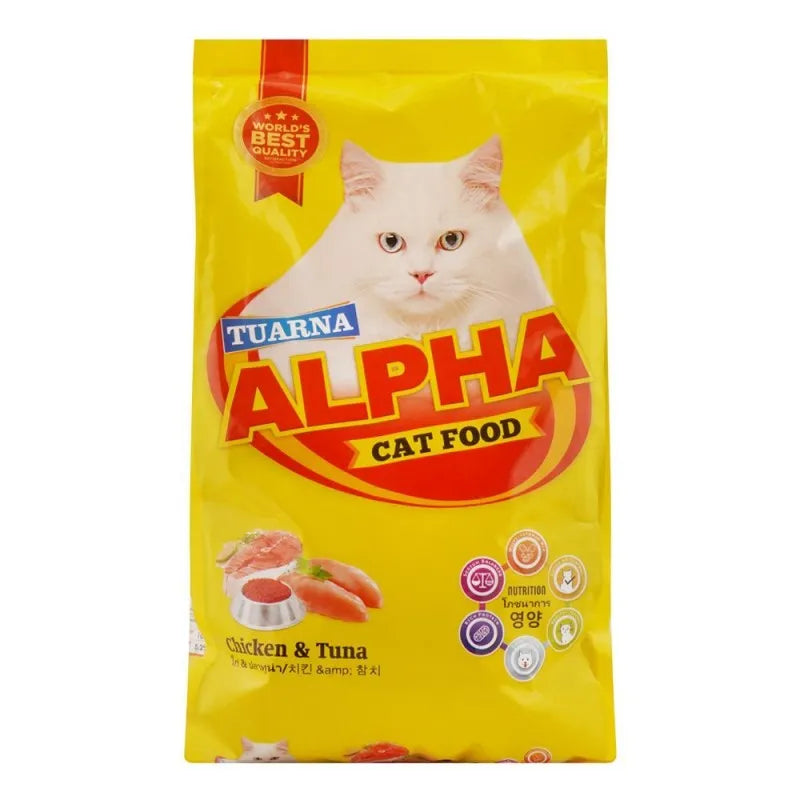 tuarna alpha cat food chicken & tuna, 1300g main image