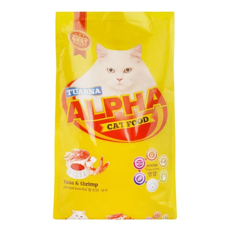 tuarna alpha cat food tuna & shrimp, 1300g main image