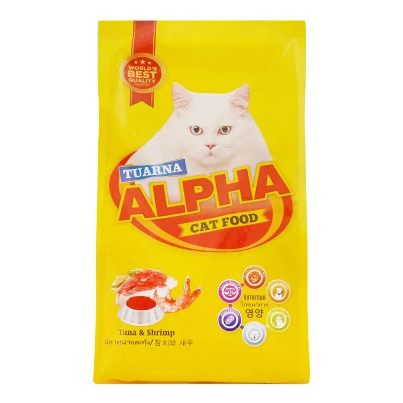 tuarna alpha cat food tuna & shrimp, 450g main image