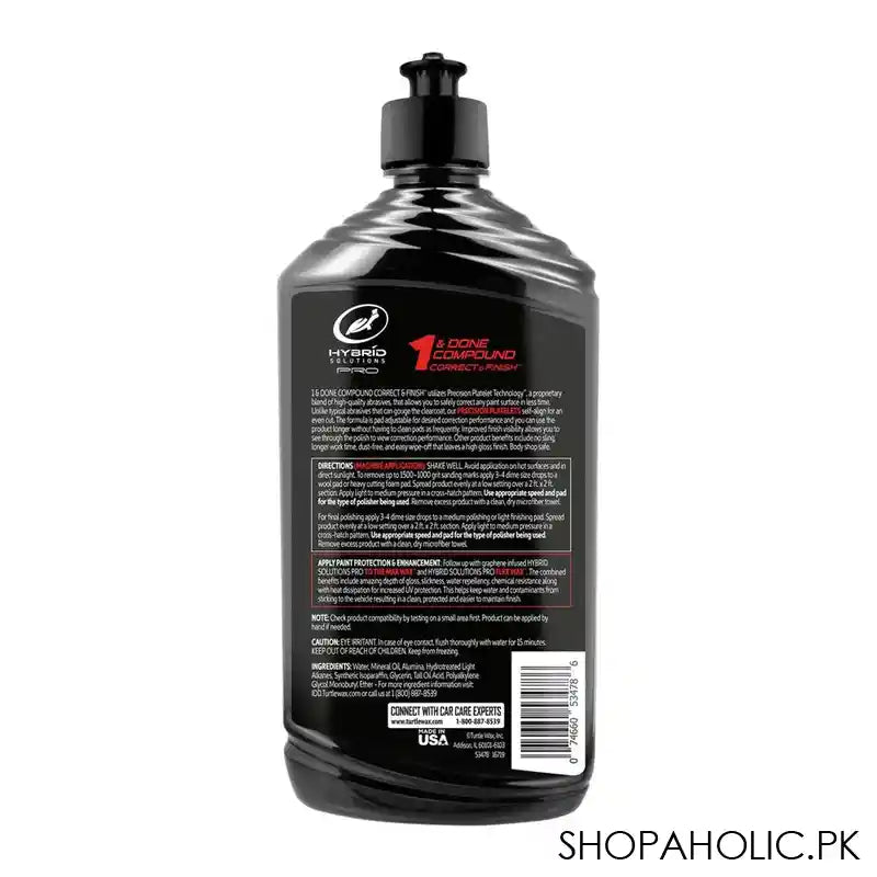 Turtle Wax Hybrid Precision Platelet & Done Compound, 473ml - Image 3