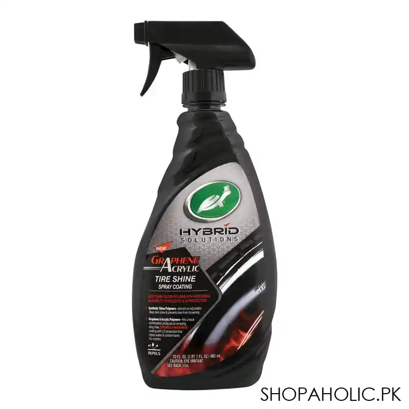 Turtle Wax Hybrid Solution Graphene Acrylic Tire Shine Spray Coating, 680ml - Main Image