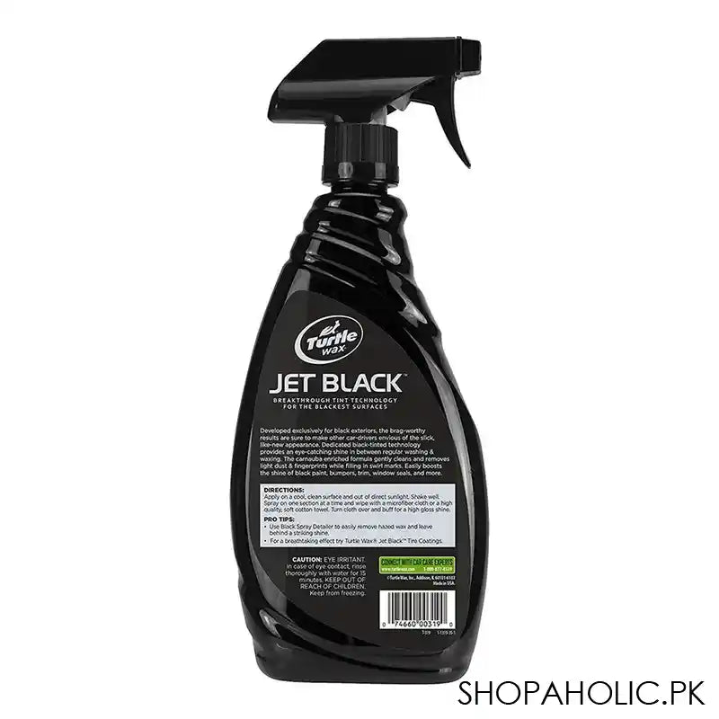 Turtle Wax Jet Black Spay Car Wax, 473ml, T-11 - Image 2