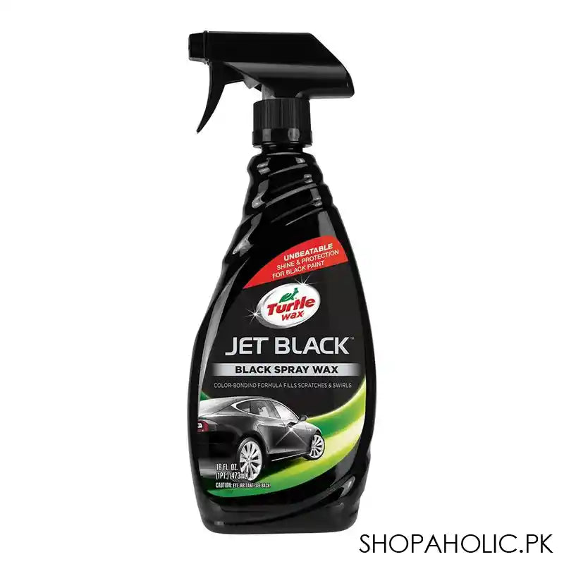 Turtle Wax Jet Black Spay Car Wax, 473ml, T-11 - Main Image