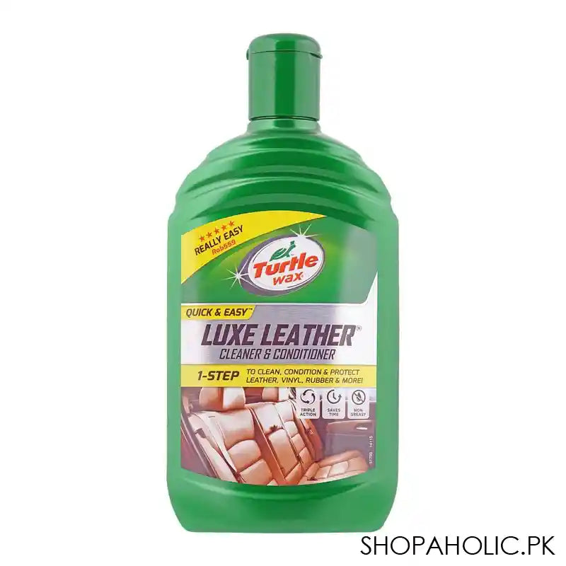 Turtle Wax Luxe Leather Cleaner & Conditioner, 500ml, FG7631 - Main Image