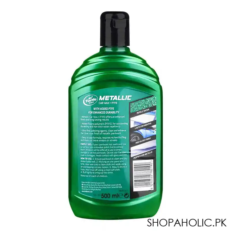 Turtle Wax Metallic Car Wax, 500ml - Image 2