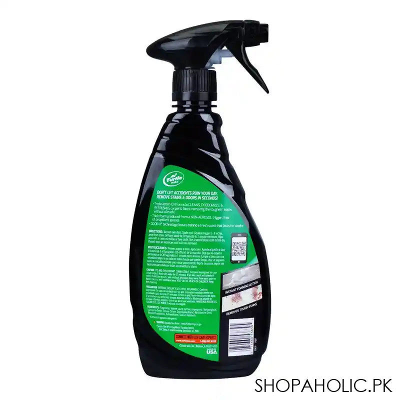 Turtle Wax Spot Clean Stain & Odor Remover Spray, 473ml - Image 2