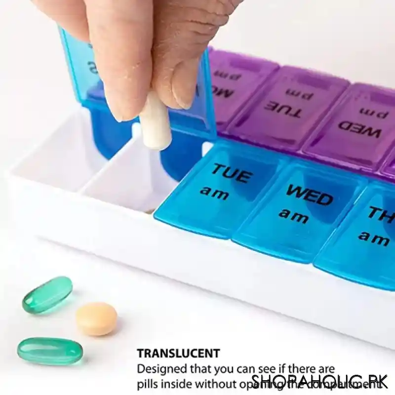 twice a day weekly pill organizer image3