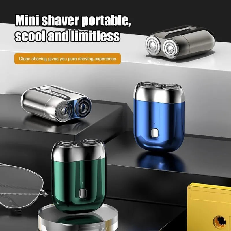 u shaped mini double head electric shaver main image