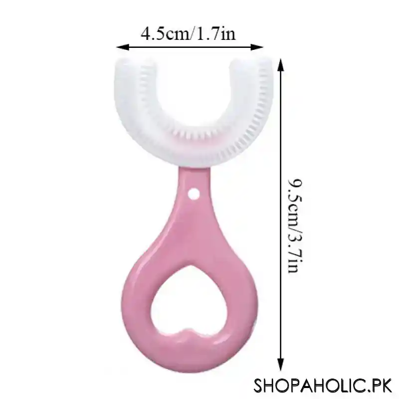 u shaped toothbrush for kids image2