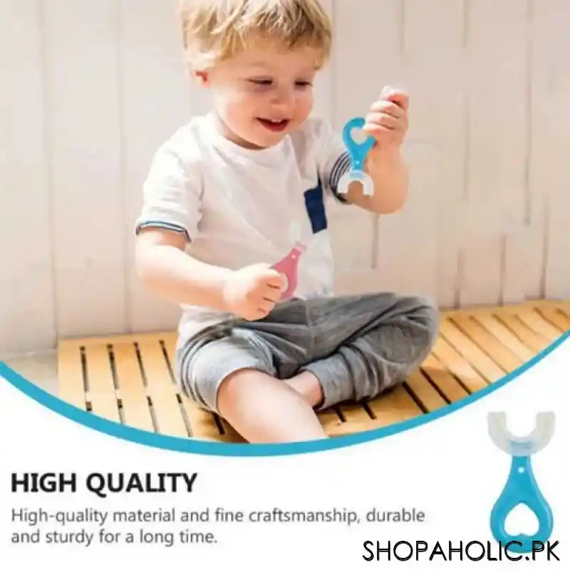 u shaped toothbrush for kids image3