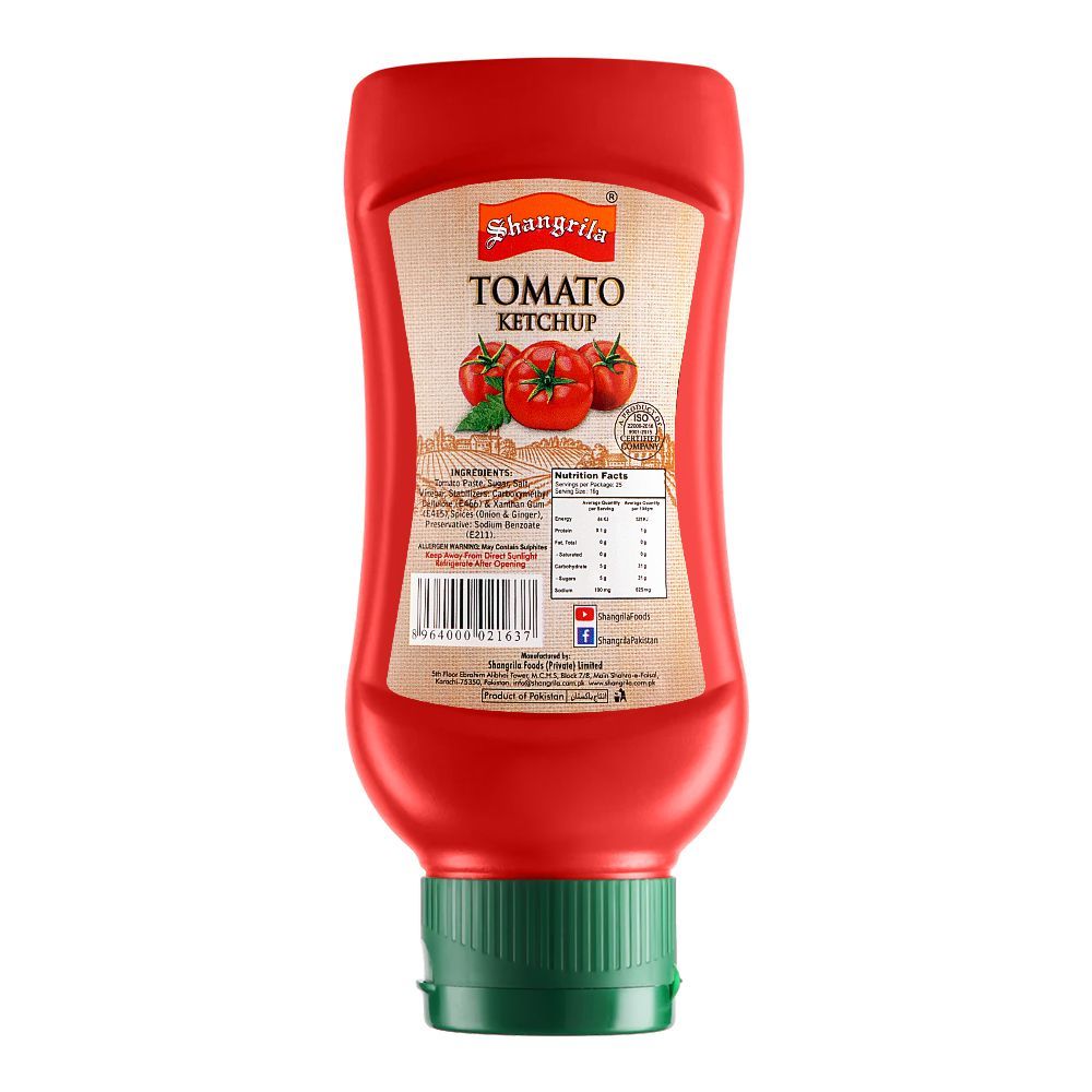 Shangrila Tomato Ketchup, 400g - Image 2