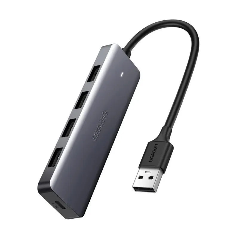 ugreen 4 port usb 3.0 hub, ultra slim, 50985 main image