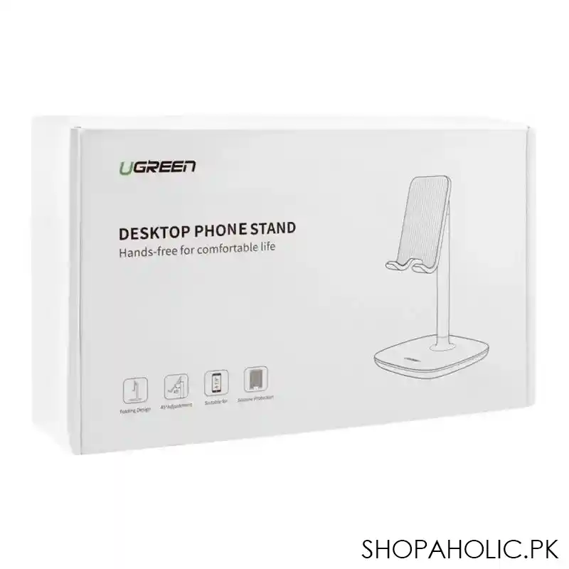 ugreen desktop phone stand, silver, 60343 image2