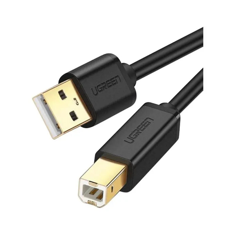 ugreen usb 2.0 am to bm printer cable, 2m, black, 20847 image2