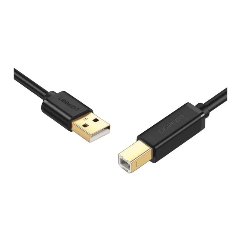 ugreen usb 2.0 am to bm printer cable, 2m, black, 20847 main image