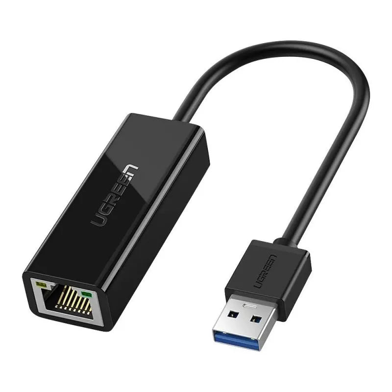 ugreen usb 3.0 gigabit network adapter, black, 20256 main image