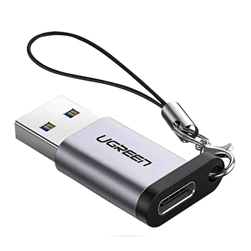 ugreen usb 3.0 to usb c adapter, gray, 50533 main image