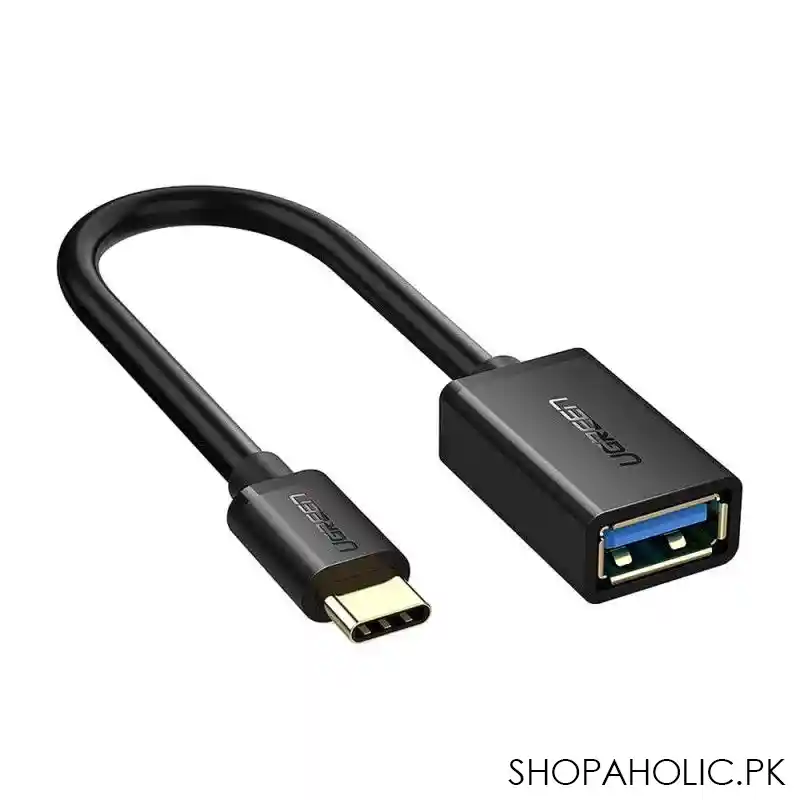 ugreen usb c to usb 3.0 adapter female cable, black, 30701 main image