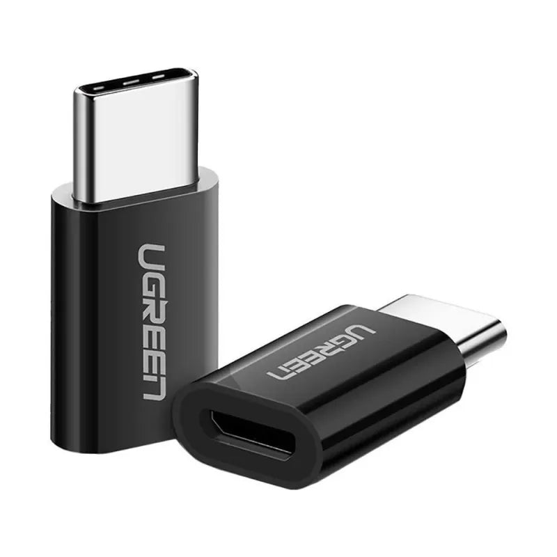 ugreen usb type c to micro usb adapter black, 30391 main image