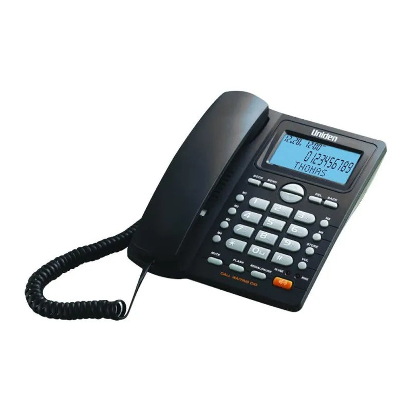 uniden id name & number speaker phone, black, as7414 main image