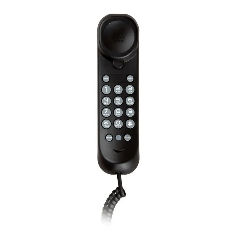 uniden trimline caller id corded phone, black, as7103 image2