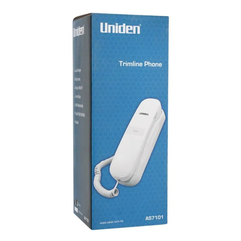 uniden trimline corded phone, black, as7101 image3