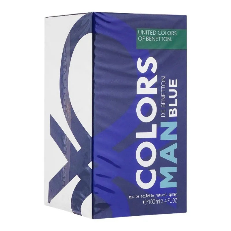 united colors of benetton colors man blue, eau de toilette, 100ml image2