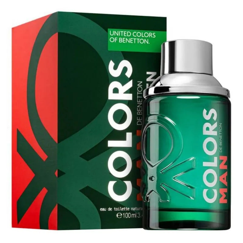 united colors of benetton colors man green, eau de toilette, 100ml main image