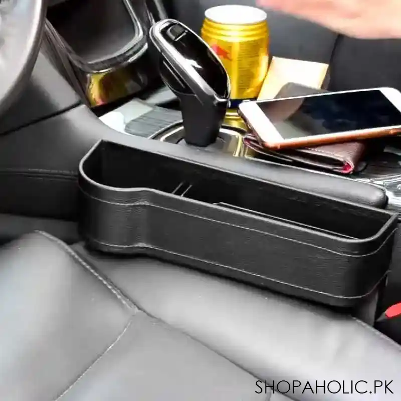 universal car seat console side pocket storage box organizer main image