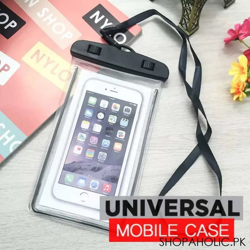 universal waterproof mobile case / pouch main image