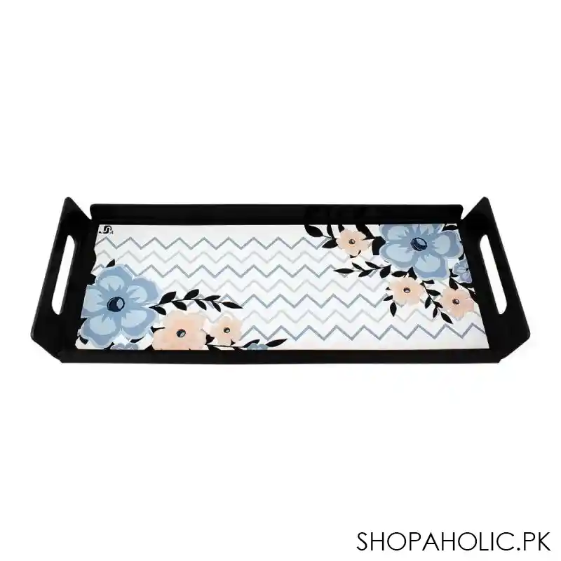 urban trends smart serving tray, magical black, st b6 main image