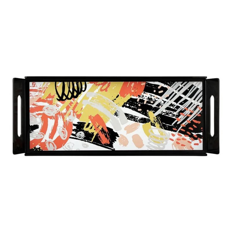 urban trends smart serving tray, magical black, st b8 image2