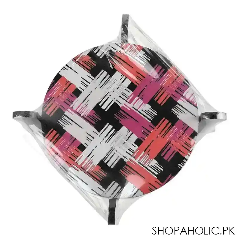 urban trends t coaster round, chequered, tc 01 main image