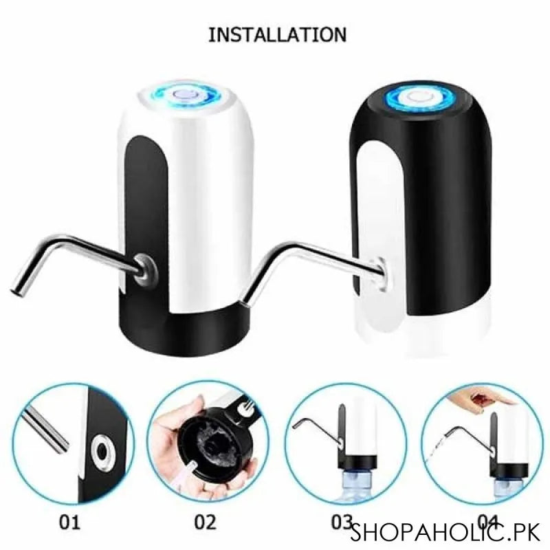 usb cable rechargeable automatic drinking water pump portable water dispenser image3