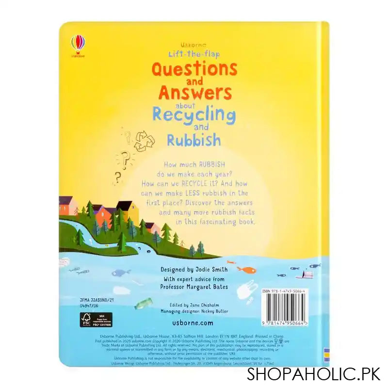 Usborne: Lift-The-Flap Questions & Answers About Recycling & Rubbish, Book - Image 2