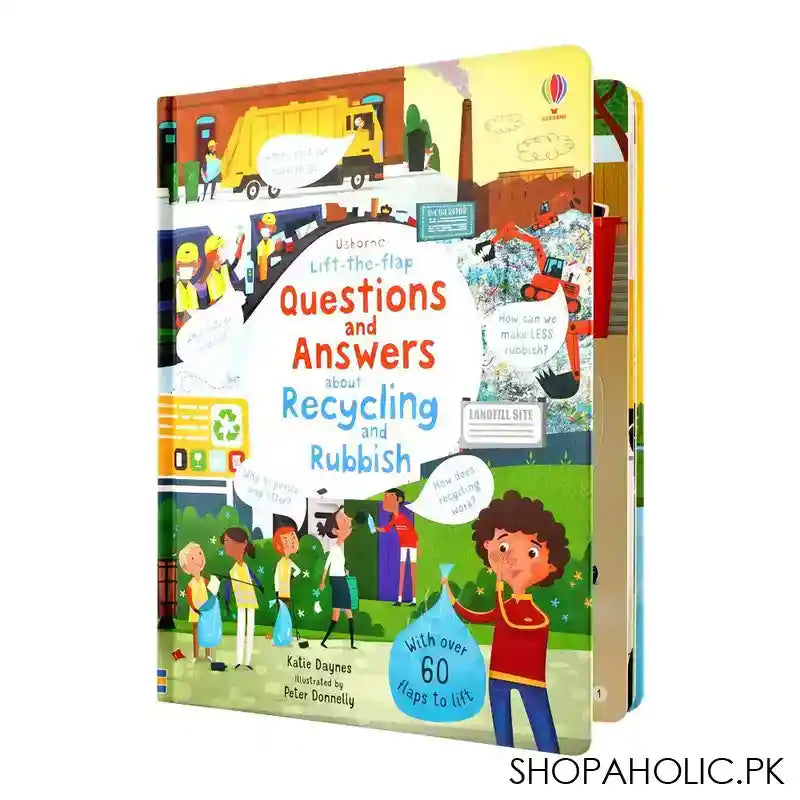 Usborne: Lift-The-Flap Questions & Answers About Recycling & Rubbish, Book - Main Image