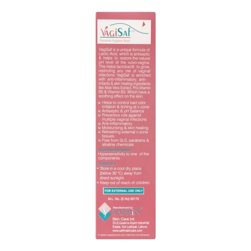 vagisaf feminine hygiene wash, 65ml image3