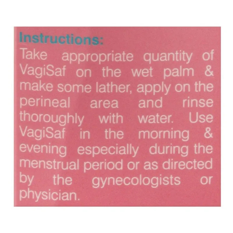 vagisaf feminine hygiene wash, 65ml image4