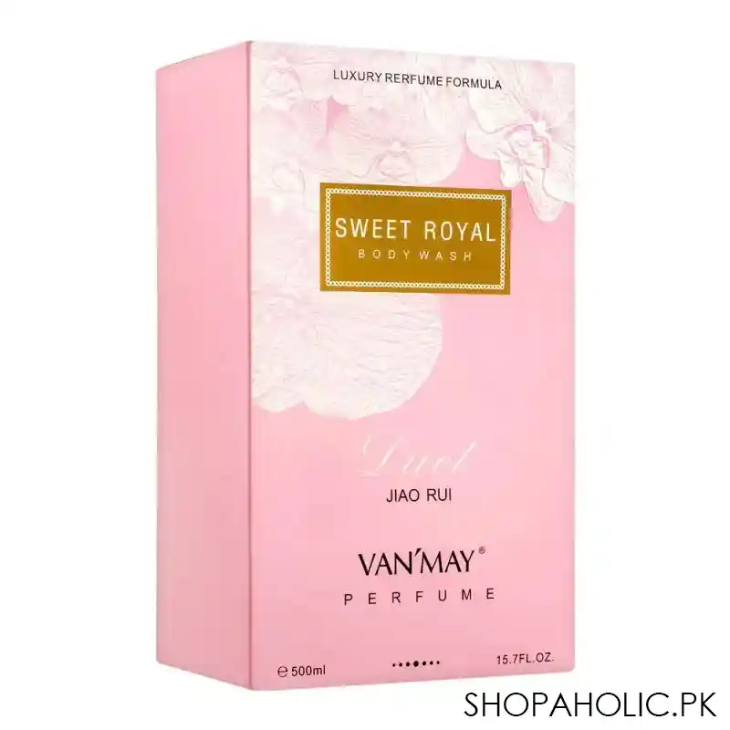 van'may sweet royal duet jiao rui luxury perfume body wash, 500ml main image