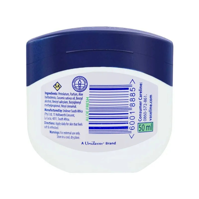 vaseline blue seal aloe fresh light hydrating jelly, 50ml image2