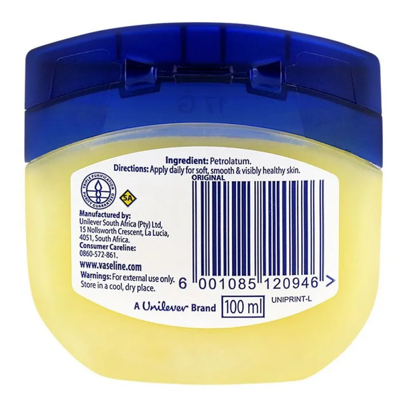 vaseline blueseal pure petroleum jelly original 100ml image2