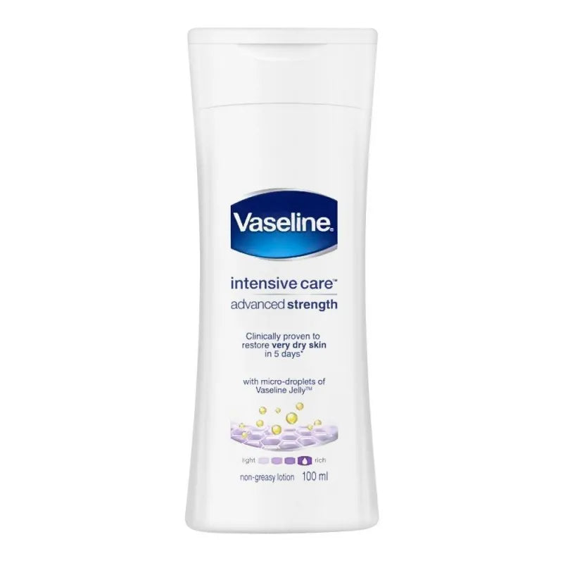 vaseline intensive care advanced strength body lotion, 100ml main image