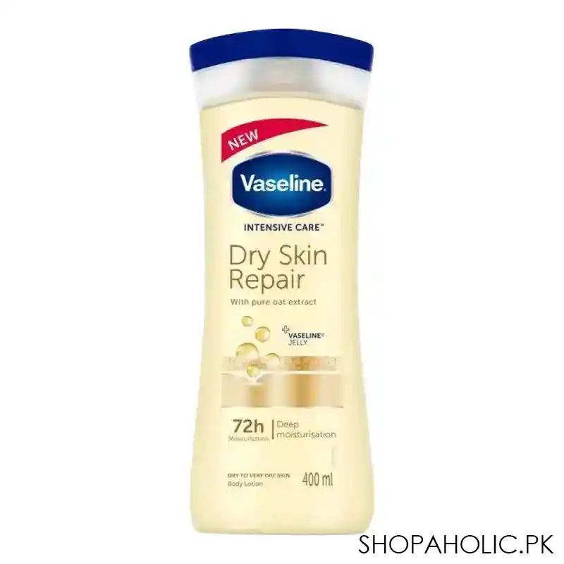 vaseline intensive care dry skin repair lotion 400ml (imported) main image