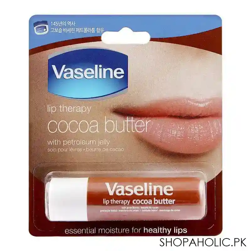 vaseline lip therapy, cocoa butter, 4.8g main image