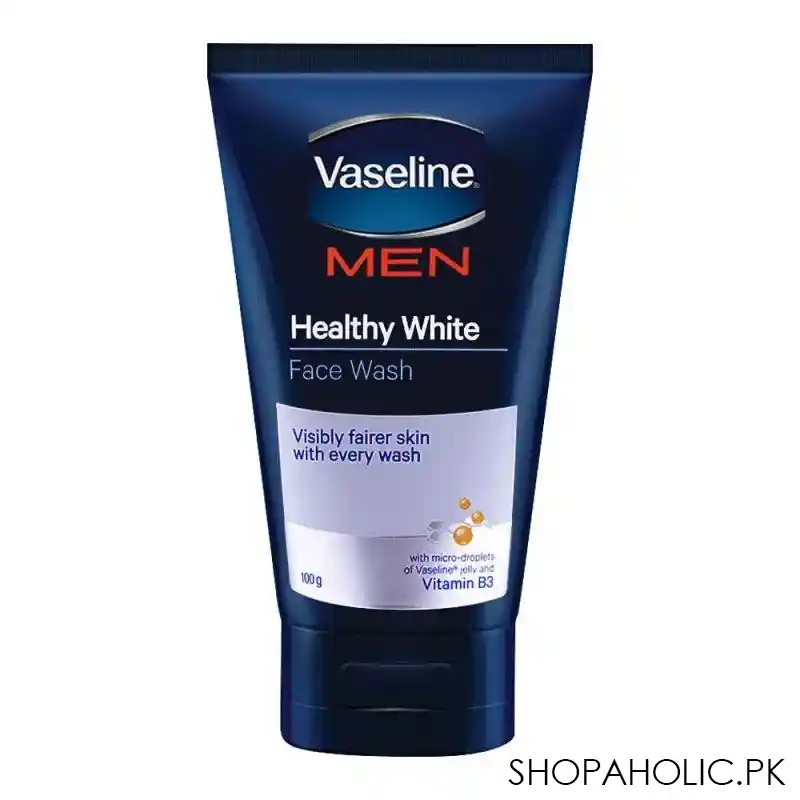 vaseline men healthy white face wash 100gm main image